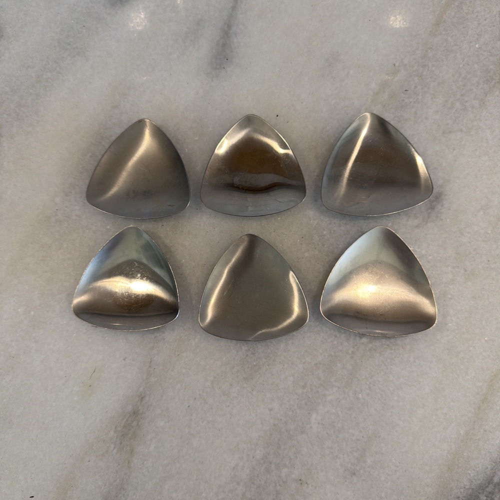 MCM Denmark Stainless Steel‎ Footed Nut Dishes/candle Holders OLA002